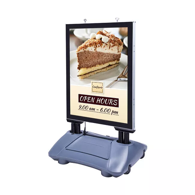 LED WidSign Seal pavement stand