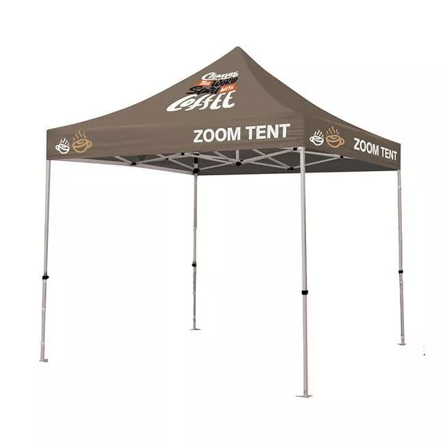 Waterproof folding tent printed with logo