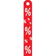 Таванна окачалка „Знак за процент“, от твърд PVC