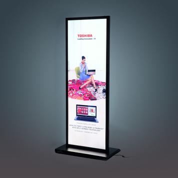 LED магнитна рекламна стойка „Totem”