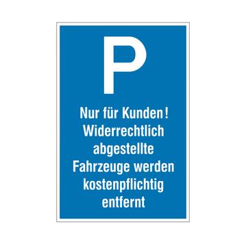 Знаци за паркинг и спиране от пластмаса
