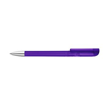 Химикалка „UP“ с прозрачен корпус и хромиран връх