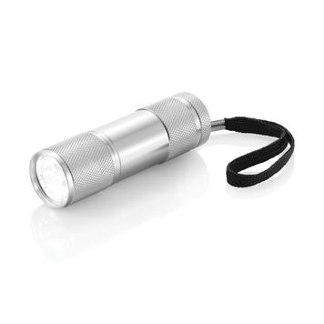 Алуминиево джобно фенерче „Quattro” с каишка за носене