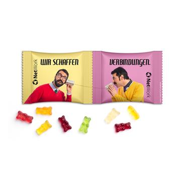 Желирани бонбони в рекламна опаковка „Two”