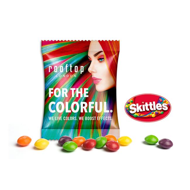 Skittles в рекламна опаковка