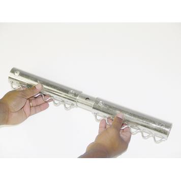 „Свързваща тръба” за алуминиева банер слот система