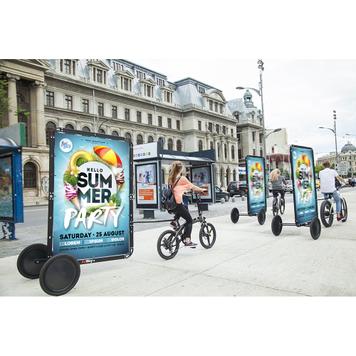 Рекламно ремарке за велосипеди „Clever“