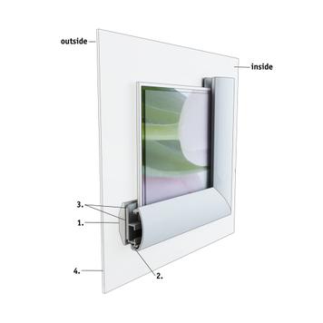 Снап рамка за прозорец или витрина „Feko“