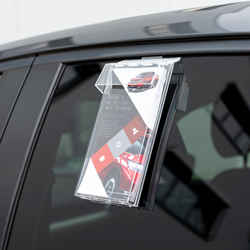 Поставка за листовки "Weser" за окачване върху автомобилни прозорци