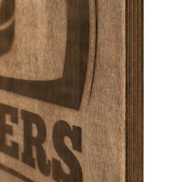 Дървена табела Madera „Burgers“