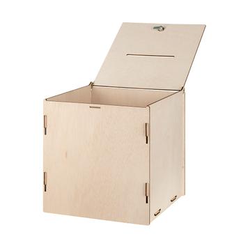 Дървена лотарийна кутия за томболи