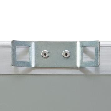 Алуминиева снап рамка за монтаж на стълб, 25/32 мм профил